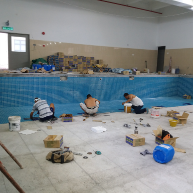 Renovation work in progress